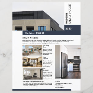 Real Estate Flyer Sjabloon