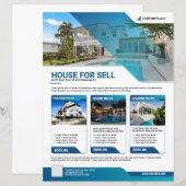Real Estate Flyer Sjabloon (Voorkant / Achterkant)