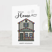 Real Estate from Our Home kerstvakanay Kaart (Voorkant)