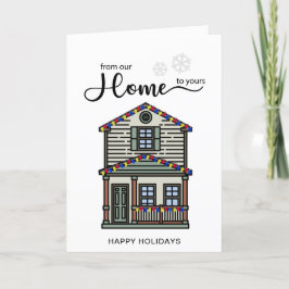 Real Estate from Our Home kerstvakanay Kaart