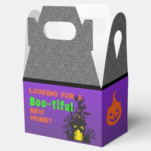 Real Estate Funny Haunted House Bedankdoosjes (Geopend)