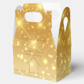Real Estate Gold Sparkle Gefeliciteerd Nieuw start Bedankdoosjes (Geopend)
