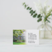 Real Estate Grey House Visitekaartje (Staand voorkant)