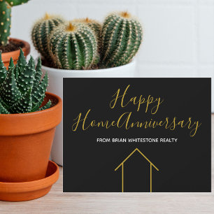Real Estate Happy Home Jubileum Chic Gold Black Kaart
