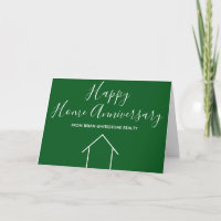 Real Estate Happy Home Jubileum Custom Green