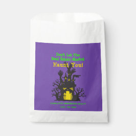 Real Estate Haunted House Funny Halloween Bedankzakje