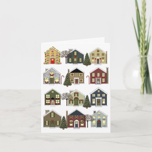 Real Estate Holiday Cards Feestdagen Kaart (Voorkant)