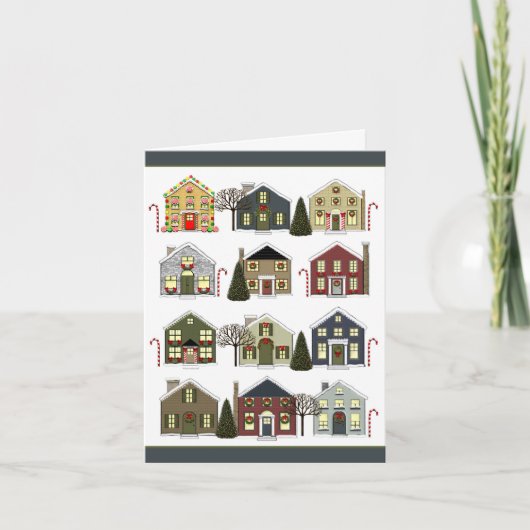Real Estate Holiday Cards Feestdagen Kaart (Voorkant)