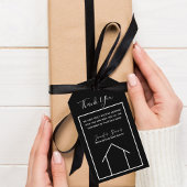 Real Estate House Black White Custom Realtor Cadeaulabel