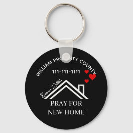Real Estate House Heart Custom Realtor Keychains Sleutelhanger
