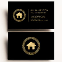 Real Estate House Logo Griekse Key Lijst Black Gol