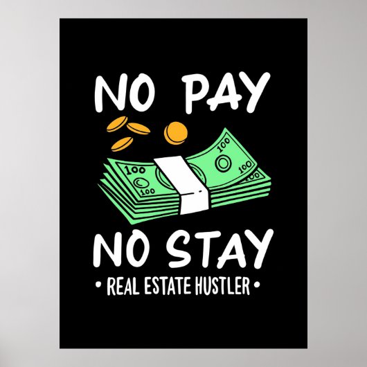 Real Estate Hustler Poster (Voorkant)