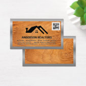 Real Estate Icon | Qr-code Visitekaartje (Bureau)