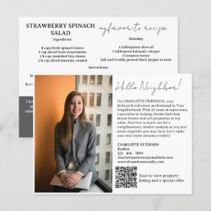 Real Estate Intro met recept Briefkaart