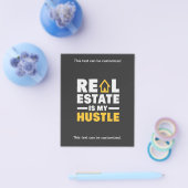 Real Estate is mijn Hustle Realtor Business Flyer (Enkel)