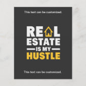 Real Estate is mijn Hustle Realtor Business Flyer (Voorkant)