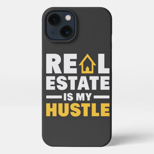 Real Estate is mijn Hustle Realtor iPhone Hoesje (Achterkant)