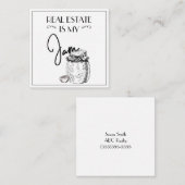 Real Estate is Mijn Jam Pop door Notitiekaartje (Voorkant / Achterkant)