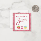 Real Estate is mijn Jam Pop door Notitiekaartje (Voorkant / Achterkant in situ)