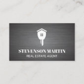 Real Estate Key Logo Visitekaartje (Voorkant)