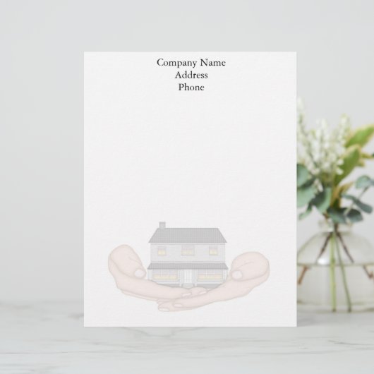 Real Estate Letterhead (Staand voorkant)