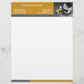 Real Estate Letterhead Custom Briefhoofd (Voorkant)