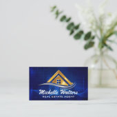 Real Estate Logo | Property Rentals Visitekaartje (Staand voorkant)