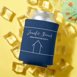 Real Estate Marketing Blue Open House Custom Blikjeskoeler