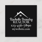 Real Estate Marketing Custom Realtor Informatiekaartje (Voorkant)