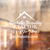 Real Estate Marketing Custom Realtor Raamsticker (Vel 2)