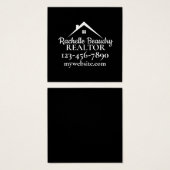 Real Estate Marketing Custom Realtor Vierkante Visitekaartjes (Voorkant /achterkant)