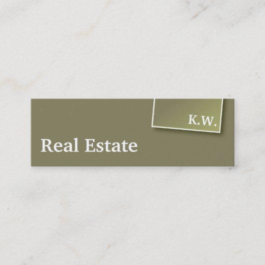 Real Estate Mini Visitekaartje (Voorkant)