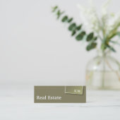 Real Estate Mini Visitekaartje (Staand voorkant)