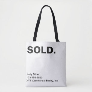 Real Estate Modern Marketing VERKOCHT Gepersonalis Tote Bag