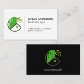 Real Estate Modern pictogram Visitekaartje (Voorkant / Achterkant)