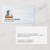 Real Estate Modern | Properties | Rentals Visitekaartje (Voorkant / Achterkant)