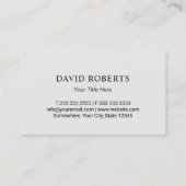 Real Estate Modern Red House Logo Realtor Visitekaartje (Achterkant)