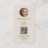 Real Estate Mortgage Realtor Sand Professional Visitekaartje (Achterkant)