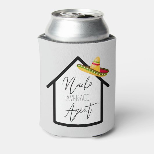 Real Estate Nacho Gemiddelde Agent Blikjeskoeler (Blikje Achterkant)