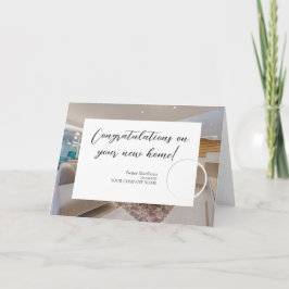 Real Estate New Home Photo Business Note Kaart