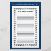 Real Estate Note Pad - Design 1 Briefpapier (Voorkant)