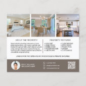 Real Estate Open House Invite Flyer (Achterkant)