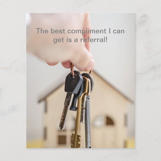 Real Estate Open House Kaart - Uitnodigingen (Achterkant)