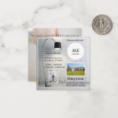 Real Estate Open House Kaart - Uitnodigingen (Voorkant / Achterkant in situ)