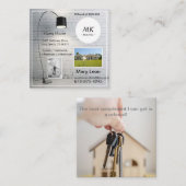 Real Estate Open House Kaart - Uitnodigingen (Voorkant / Achterkant)