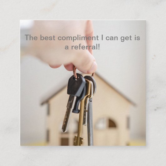 Real Estate Open House Kaart - Uitnodigingen (Achterkant)