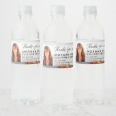 Real Estate Open House QR Code Waterfles Etiket (Flessen)