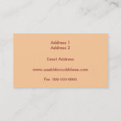 Real Estate/Personal Profile Card Visitekaartje (Achterkant)