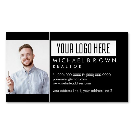 Real Estate Photo Magnetisch Visitekaartje (Voorkant)