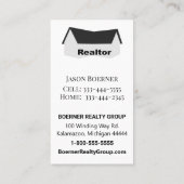 Real Estate Photo Visitekaartje (Achterkant)